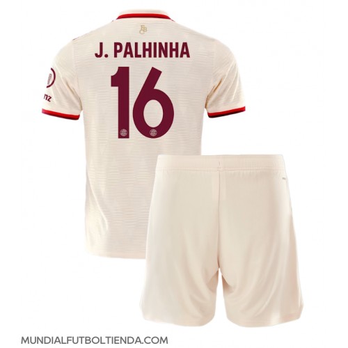 Camiseta Bayern Munich Joao Palhinha #16 Tercera Equipación Replica 2024-25 para niños mangas cortas (+ Pantalones cortos)